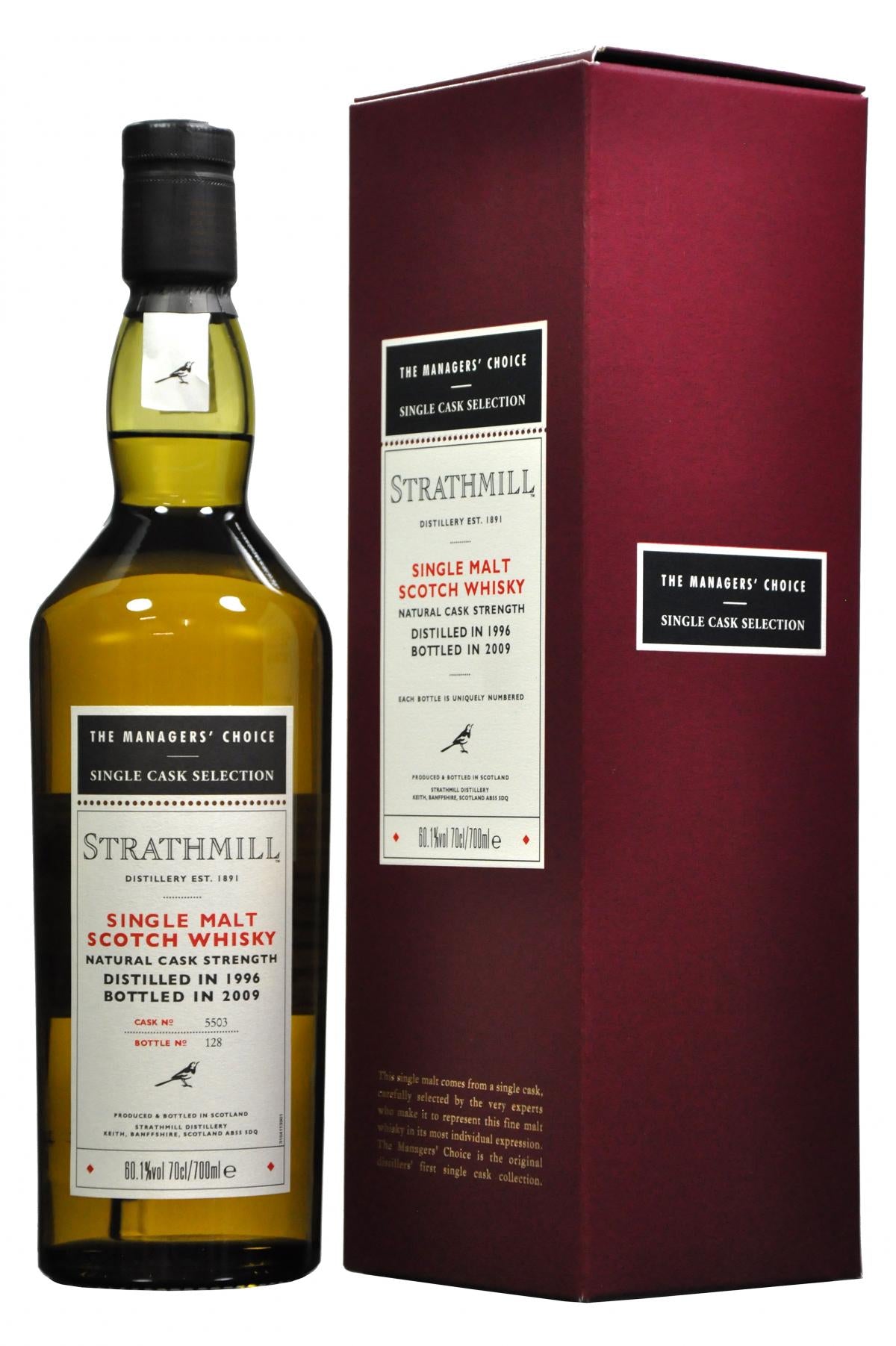 Strathmill 1996-2009 | Managers' Choice | Cask 5503