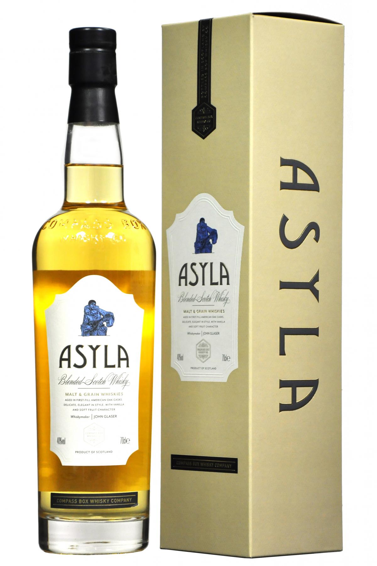 asyla, malt, &, grain, blended, scotch, whisky, whiskey,compass,box,
