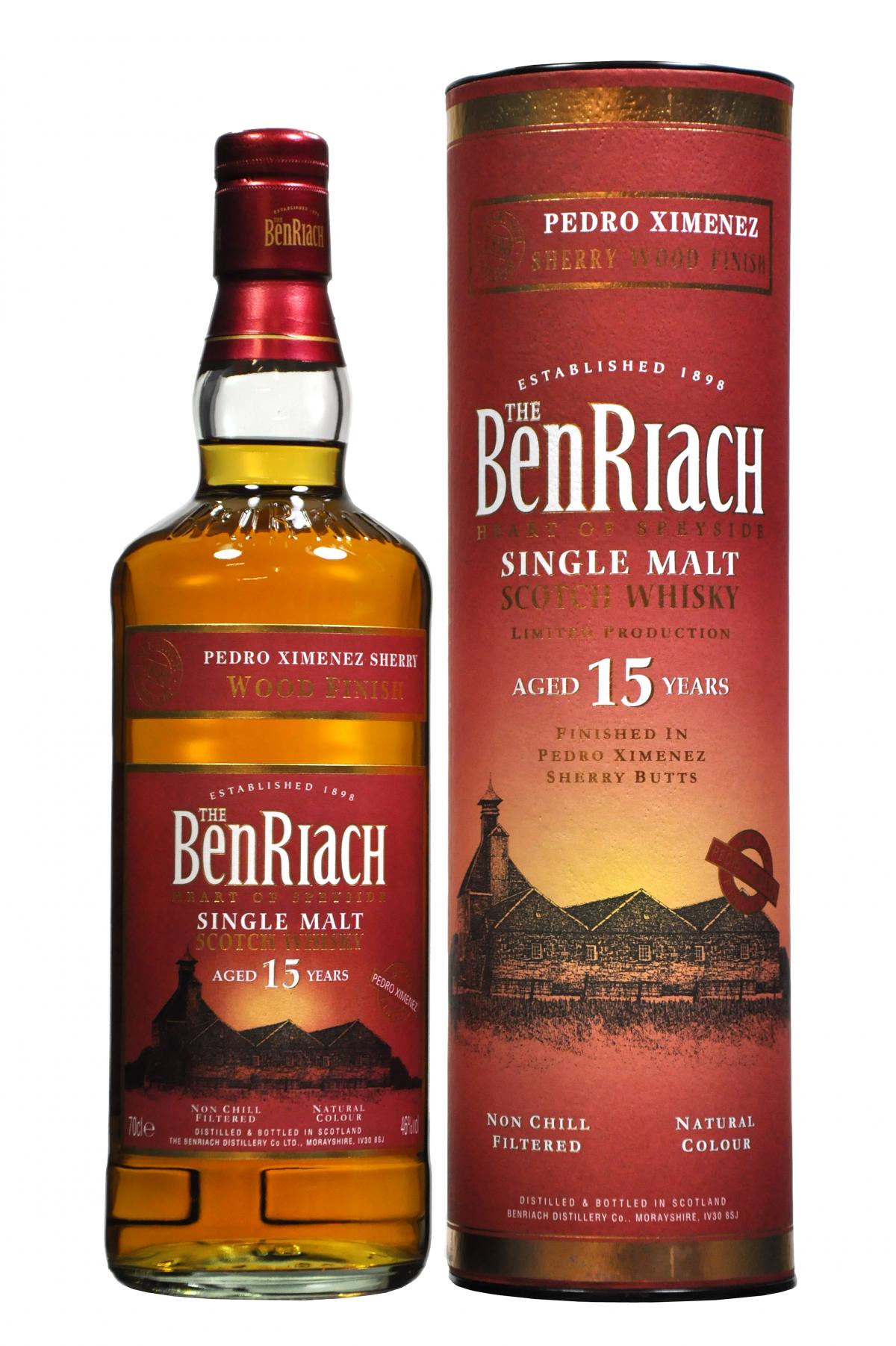 Benriach 15 Year Old | Pedro Ximinez Sherry Wood Finish