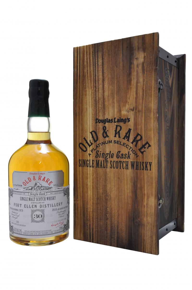 port, ellen, 1979, 30, year, old, douglas, laing, old, &, rare, platinum, selection, islay, single, malt, scotch, whisky, whiskey