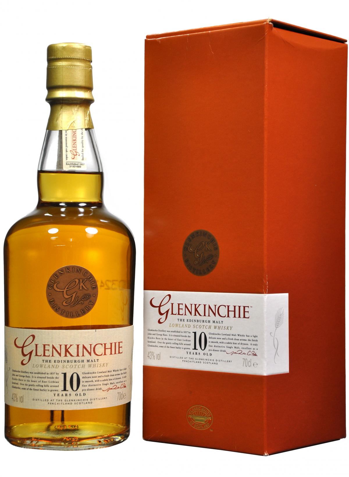 Glenkinchie 10 Year Old