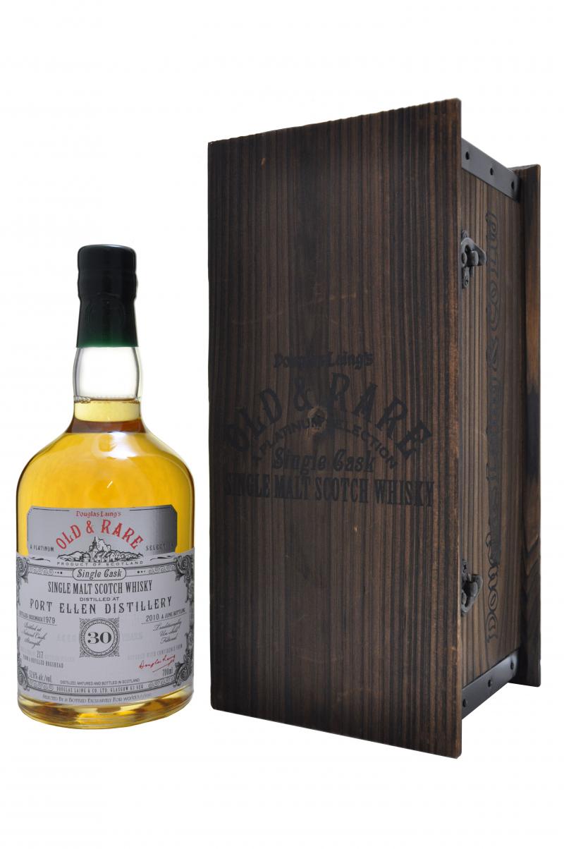 port, ellen, 1979, 30, year, old, douglas, laing, old, &, rare, platinum, selection, islay, single, malt, scotch, whisky, whiskey