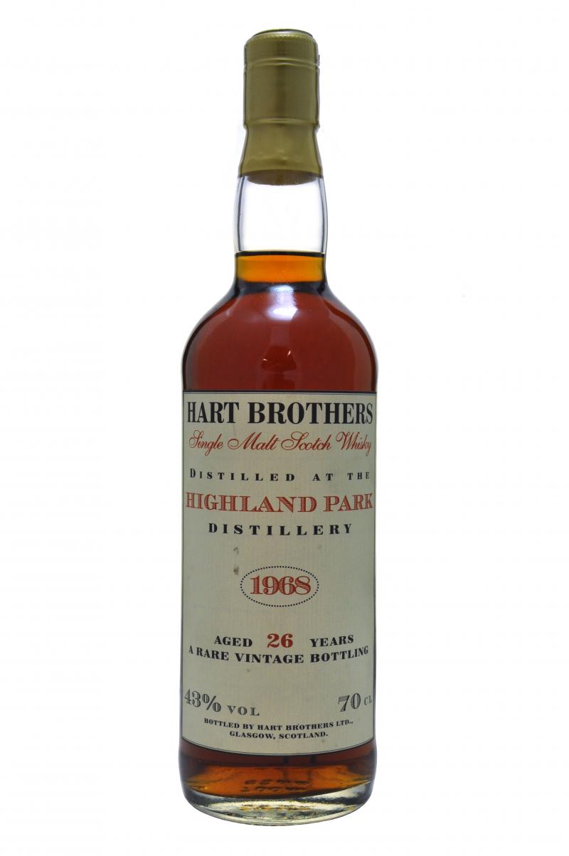 highland, park, 1968, 26, year, old, hart, brothers, island, single, malt, scotch, whisky, whiskey
