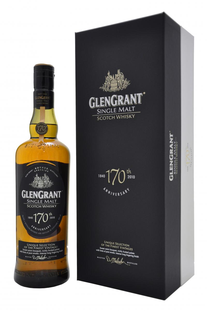 glen grant 170th anniversary speyside single malt scotch whisky whiskey