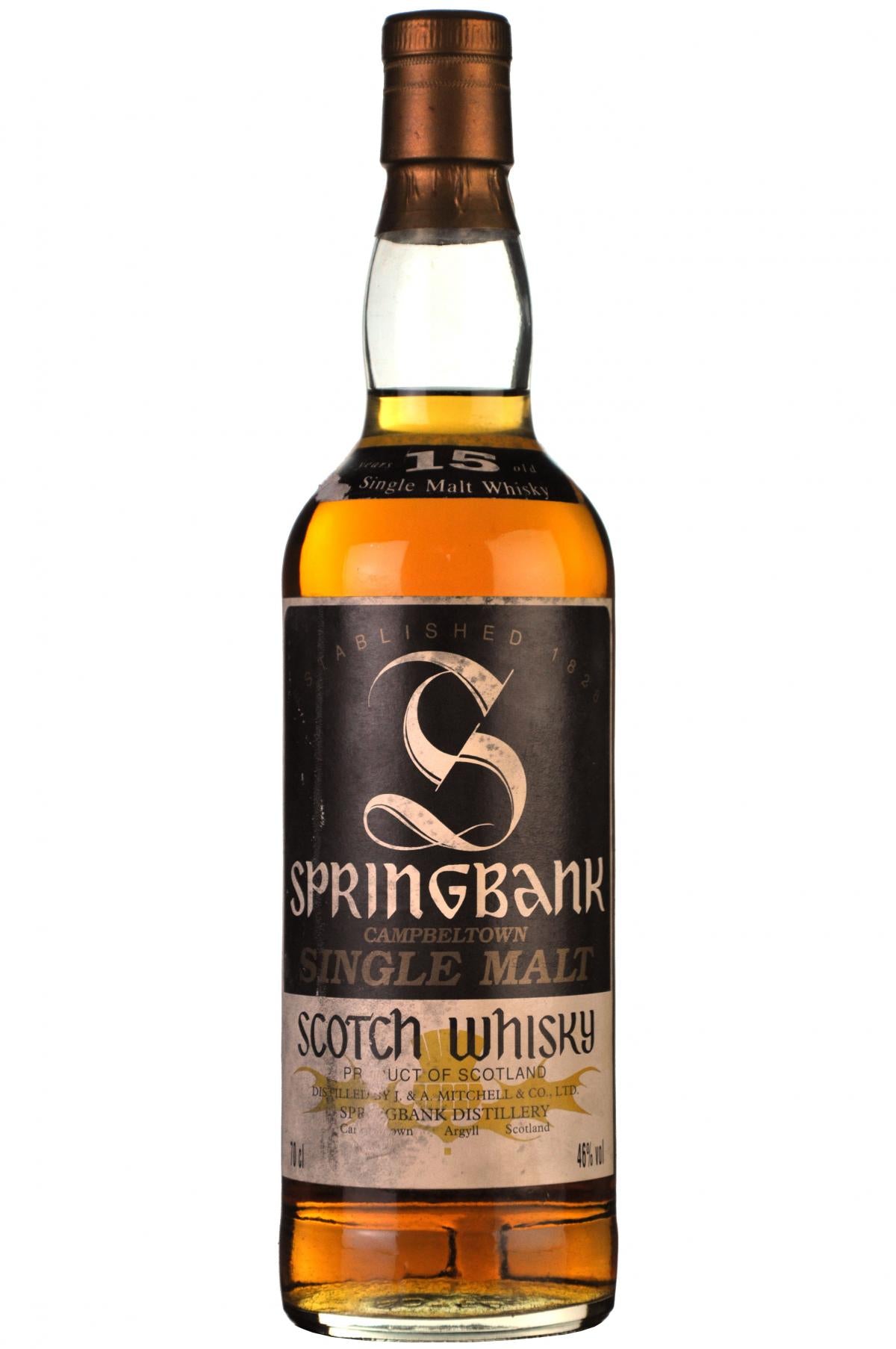 Springbank 15 Year Old Early 1990s