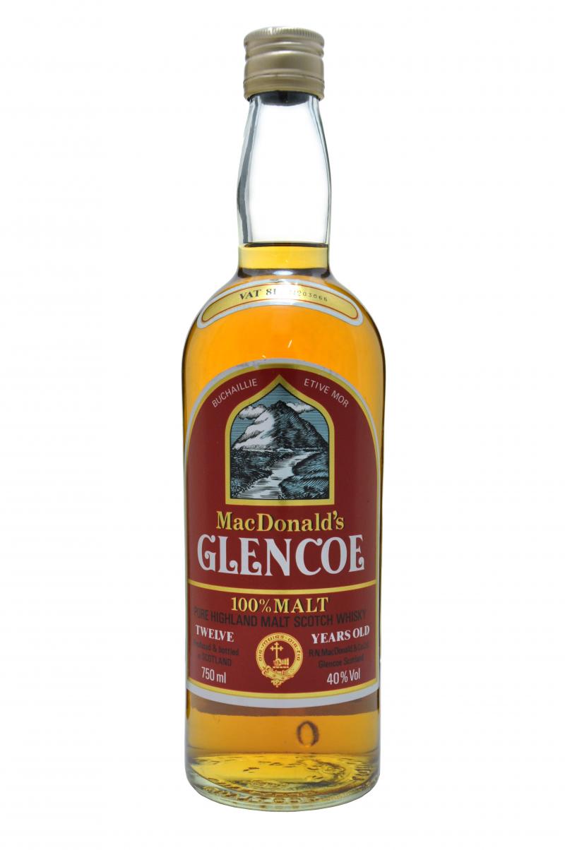 macdonald's, glencoe, 12, year, old, highland, single, malt, scotch, whisky, whiskey