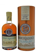 bruichladdich distilled 1992, 17 year old t.b watson centenary bottling 1909 2009, islay single malt scotch whisky whiskey, miniature