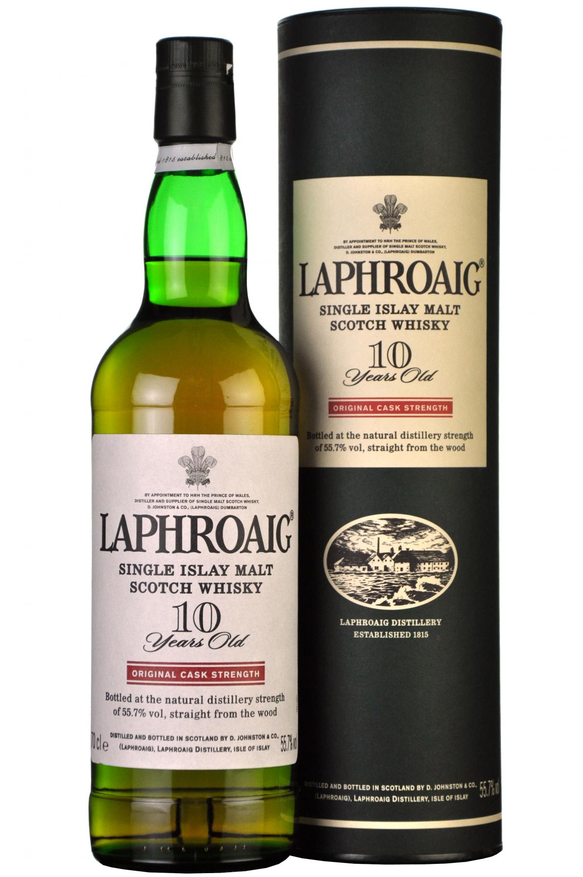 Laphroaig 10 Year Old | Original Cask Strength 55.7%