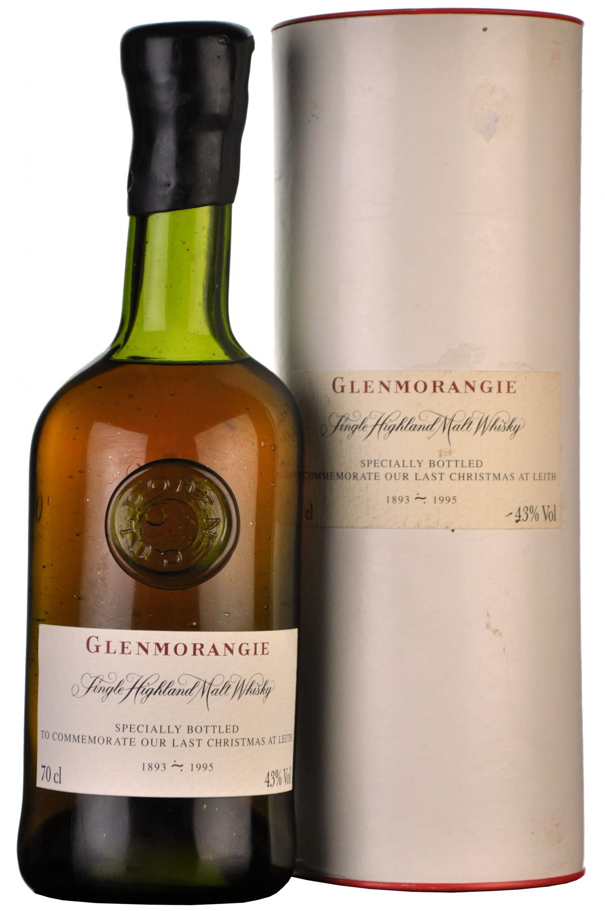 Glenmorangie Culloden Last Christmas At Leith 1893-1995