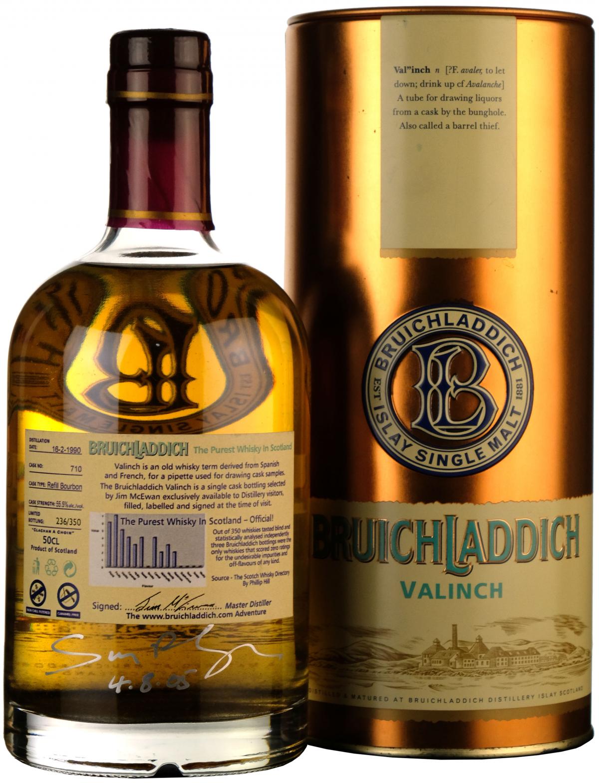 Bruichladdich 1990 Valinch