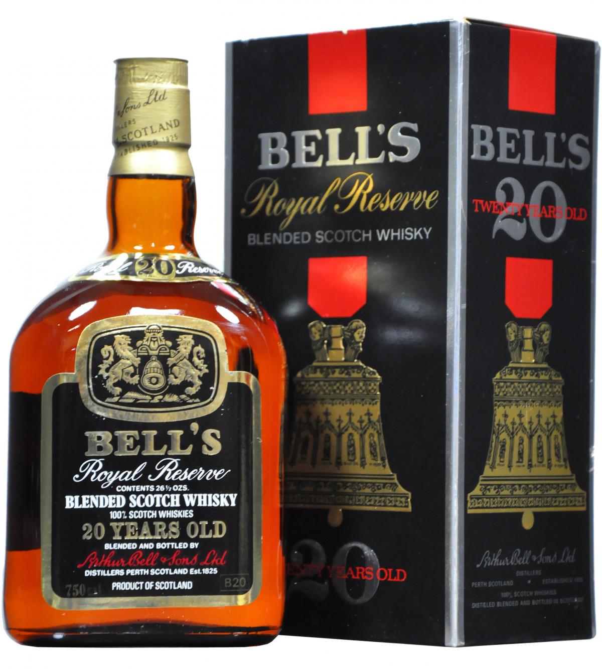 Bell's 20 Year Old Royal Reserve 1980s