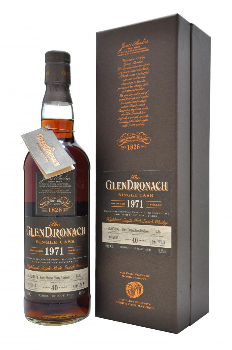 Glendronach 1971 | Batch 4 | Cask 1436 | 40 Year Old