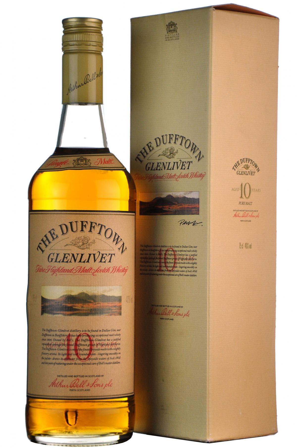 Dufftown-Glenlivet 10 Year Old 1980s