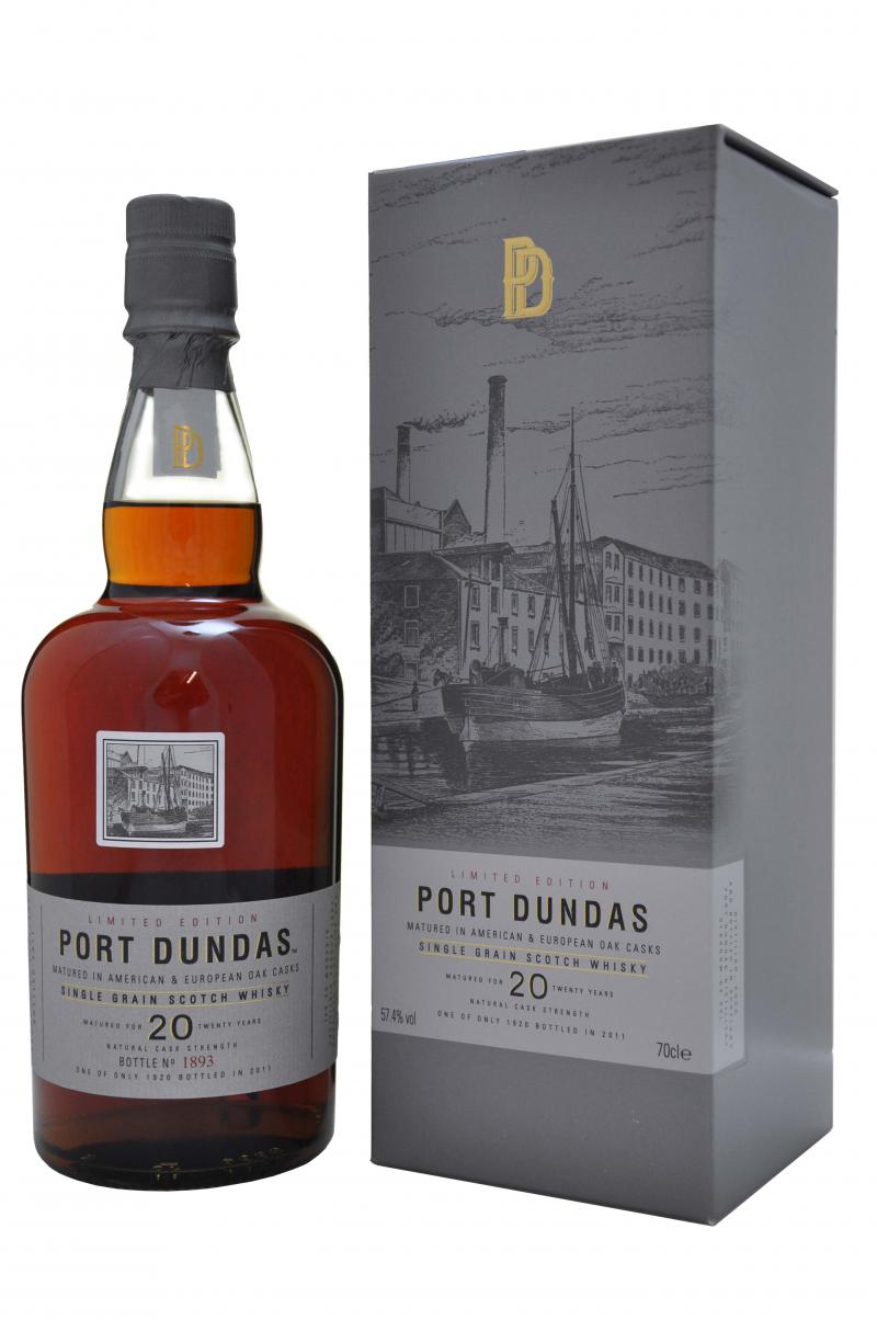 port dundas distilled 1990, bottled 2011 , 20 year old single grain scotch whisky whiskey