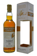 teaninich 1995, connoisseurs choice, gordon and macphail highland single malt scotch whisky, whiskey