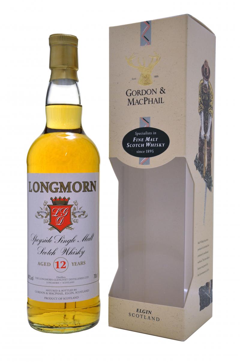 longmorn, 12, year, old, gordon, and, macphail, speyside, single, malt, scotch, whisky, whiskey