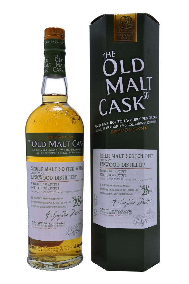 linkwood 1982, 28 year old, cask number 6499, douglas laing, old malt cask, refill, hogshead, speyside, single, malt, scotch, whisky, whiskey