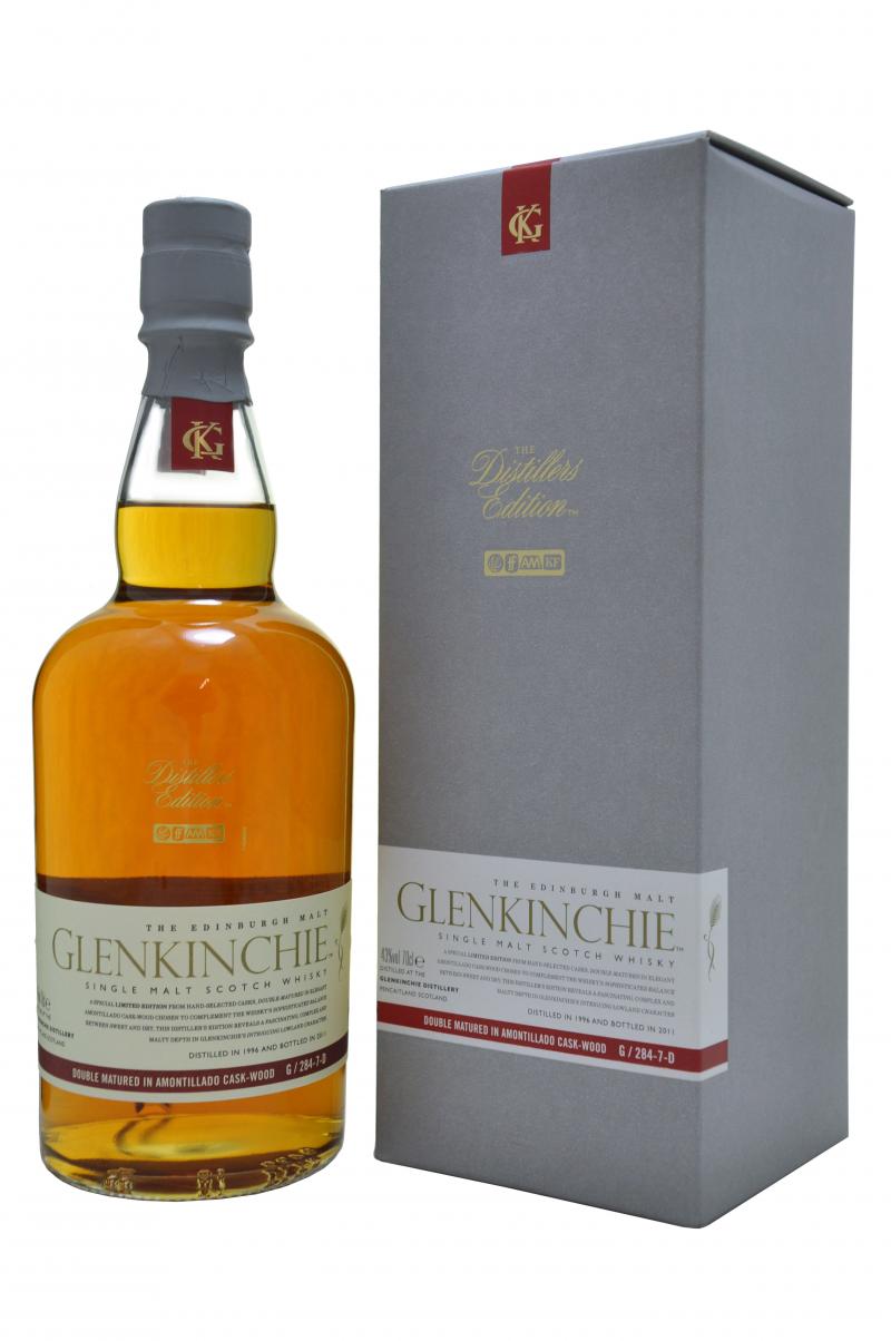 glenkinchie distilled 1996 distillers edition, bottled 2011 lowland single malt scotch whisky whiskey