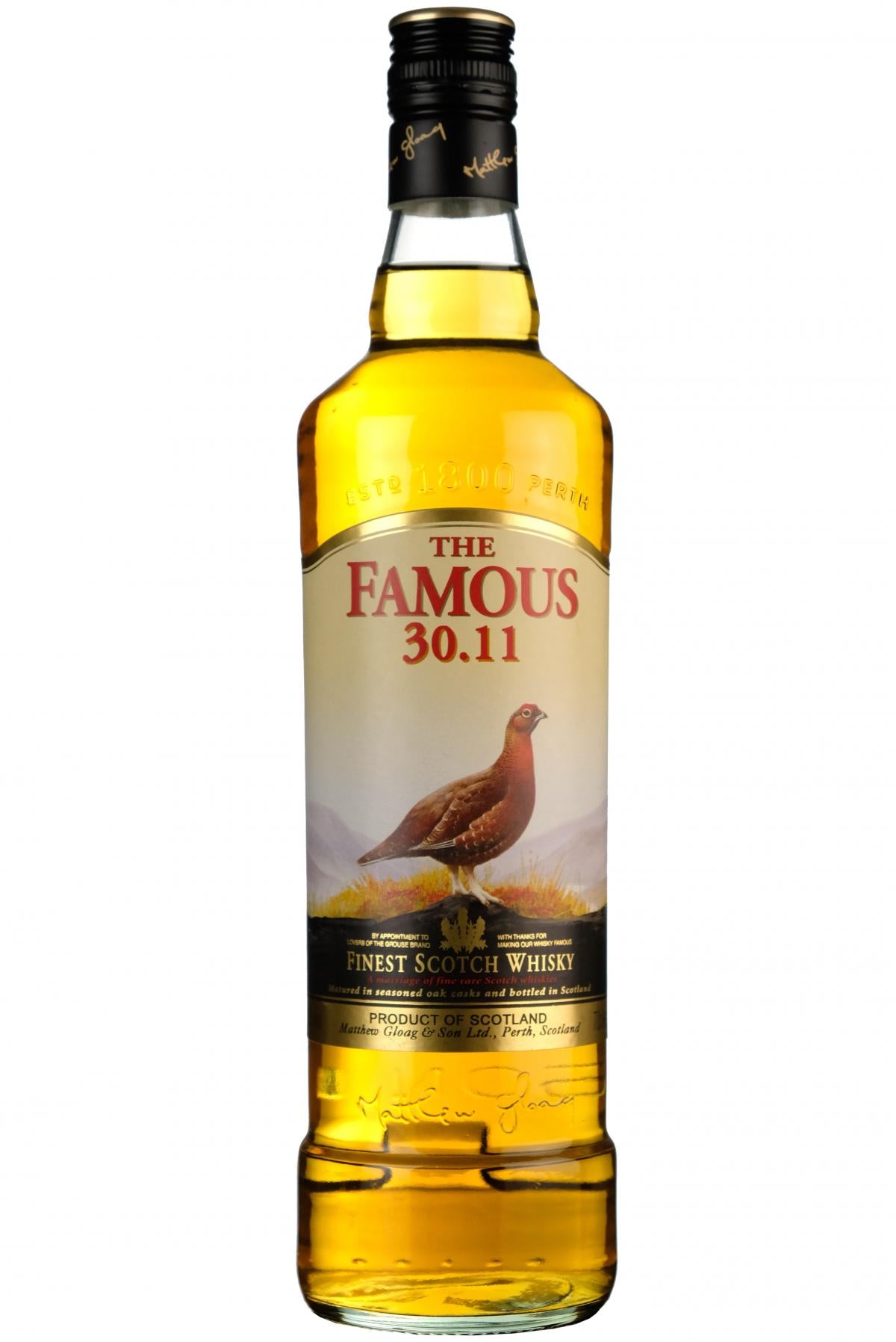 the famous grouse 30.11, blended scotch whisky