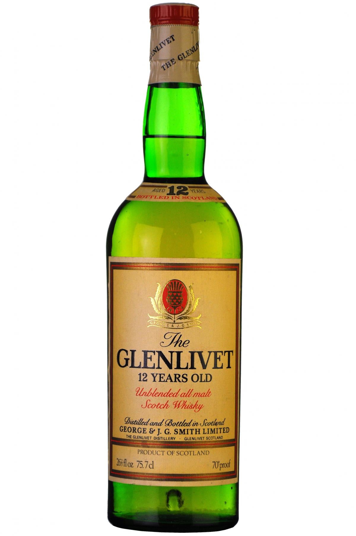 Glenlivet 12 Year Old 1970s