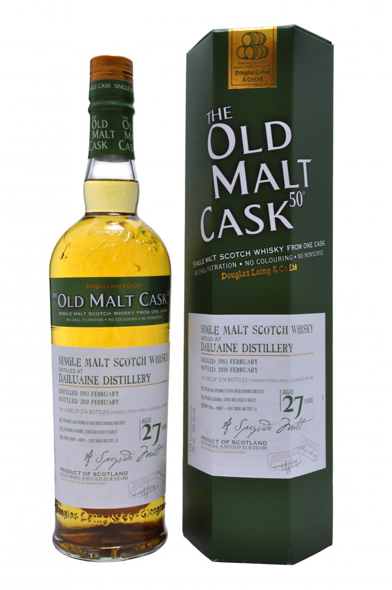 dailuaine, 1983 , 27, year, old, bottled, 2010, refill, hogshead, cask, number, 5809, douglas, laing, old, malt, cask, speyside, single, malt, scotch, whisky, whiskey