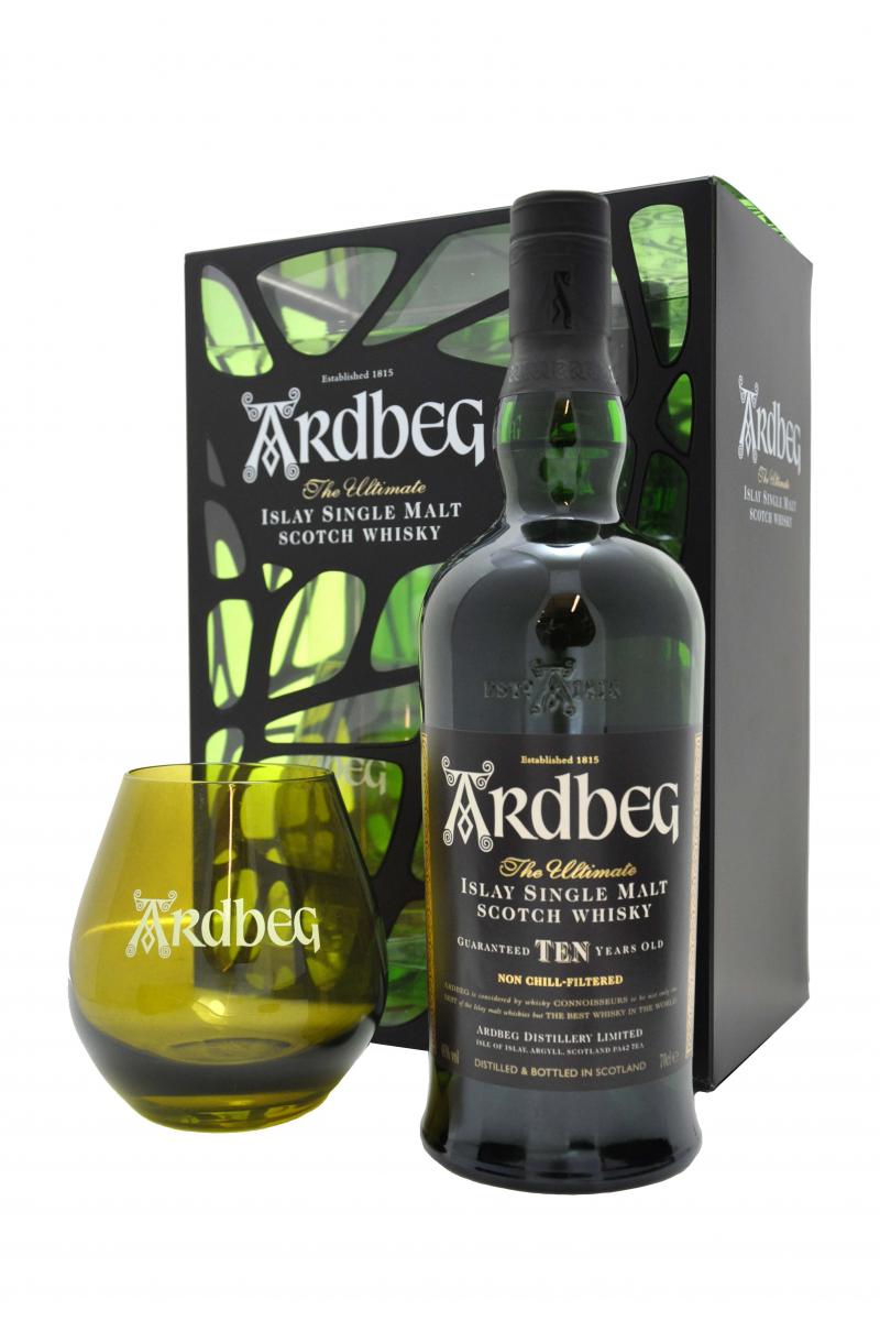 ardbeg, 10, year, old, gift, pack, islay, single, malt, scotch, whisky, whiskey