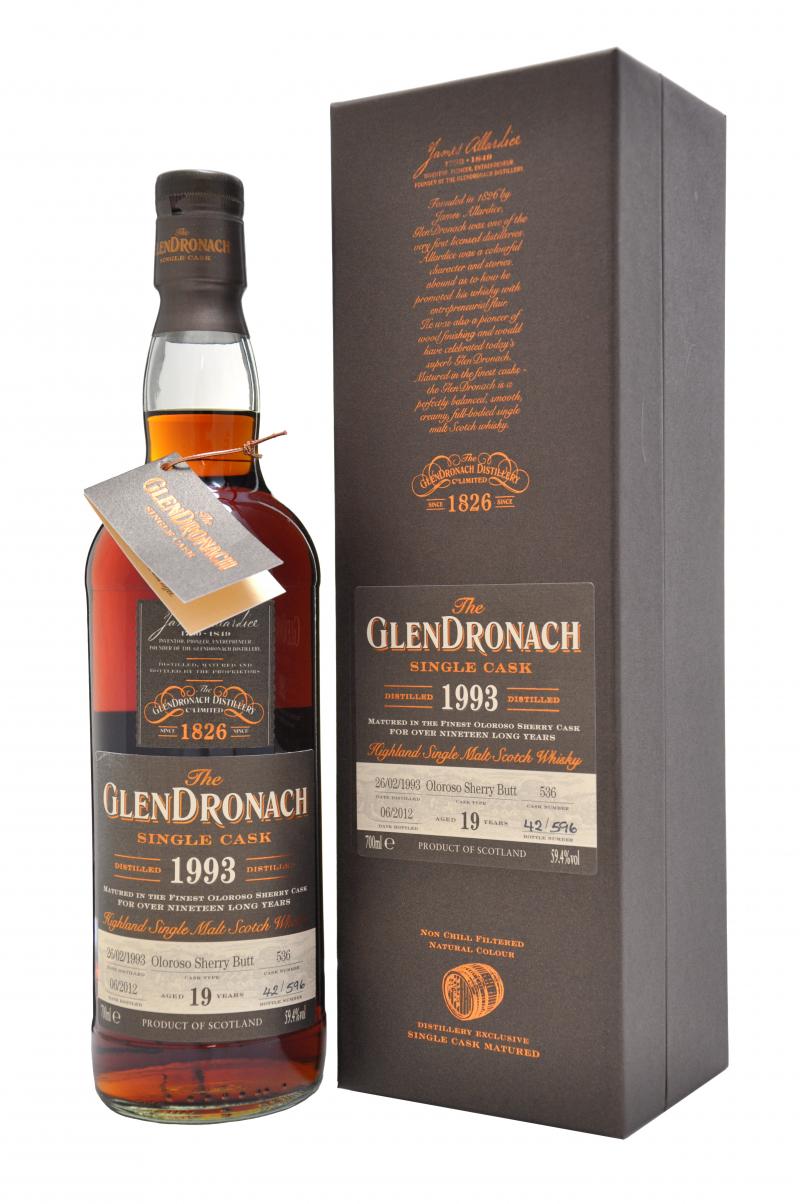 Glendronach 1993 | Batch 6 | Cask 536 | 19 Year Old