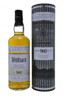benriach distilled 1983 bottled 2012, 29 year old cask number 291, speyside single malt scotch whisky whiskey