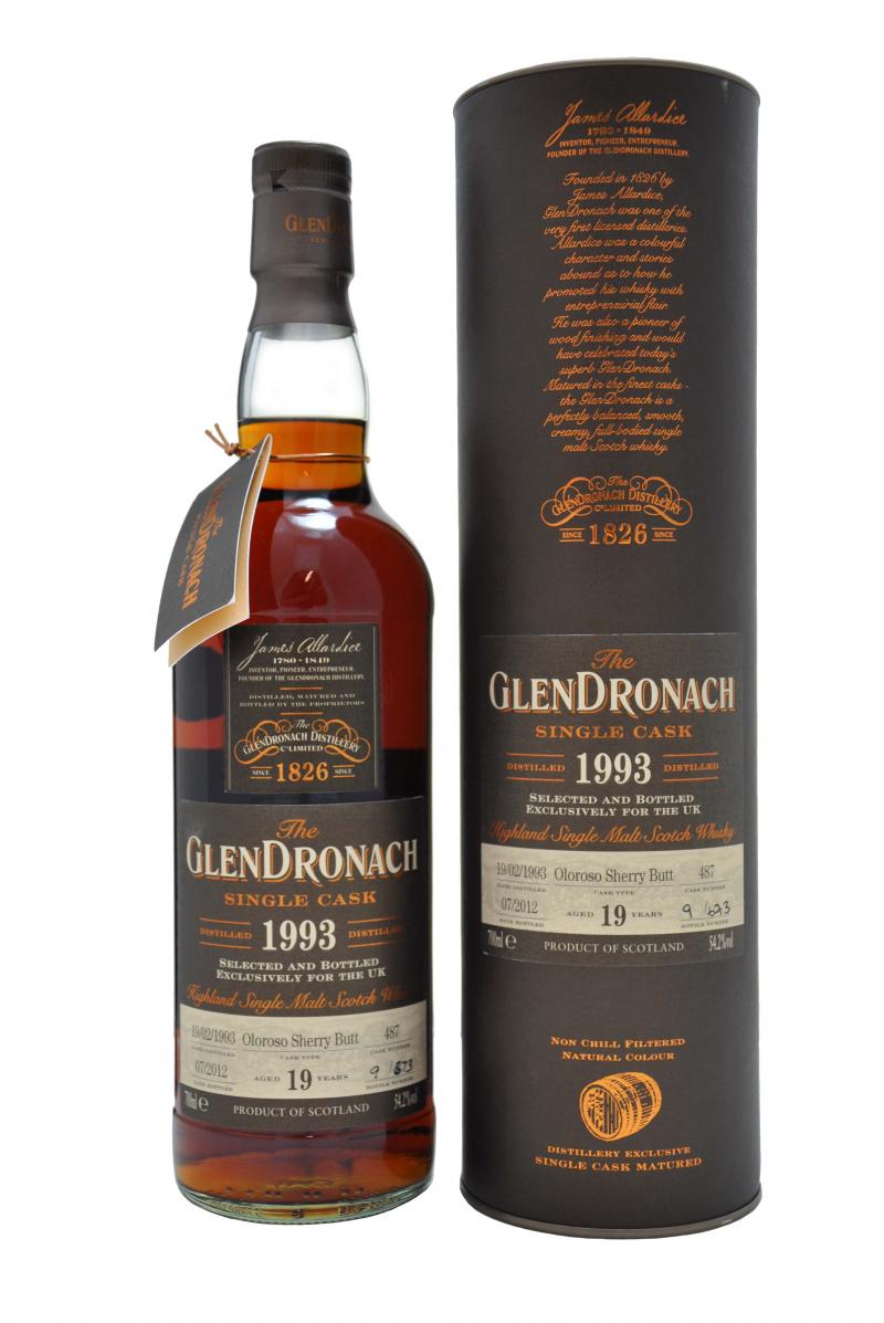glendronach 1993, 19 year old limited edition speyside single malt, scotch whisky, whiskey