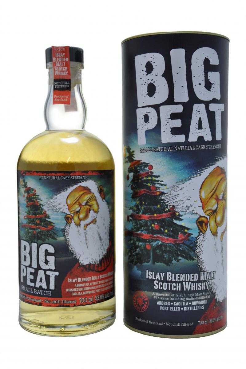 big peat, christmas, blend, islay, single, malt, scotch, whisky, whiskey