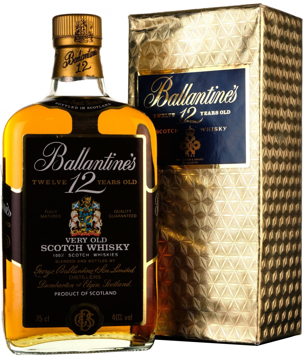 Ballantine's 12 Year Old 1980s