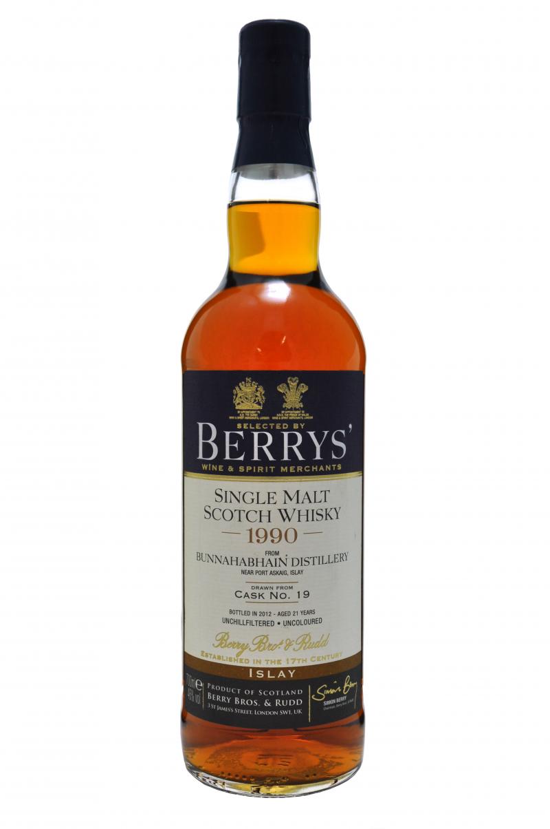 Bunnahabhain 1990 | 21 Year Old | Berry Bros & Rudd