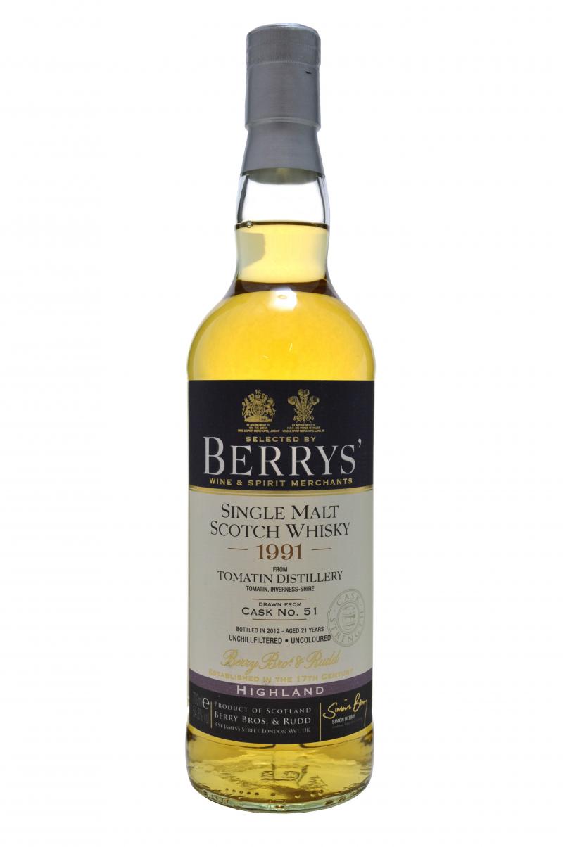 Tomatin 1991 | 21 Year Old | Berry Bros & Rudd