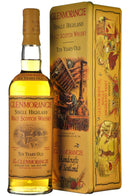 glenmorangie 10 year old, tin series, highland single malt scotch whisky whiskey