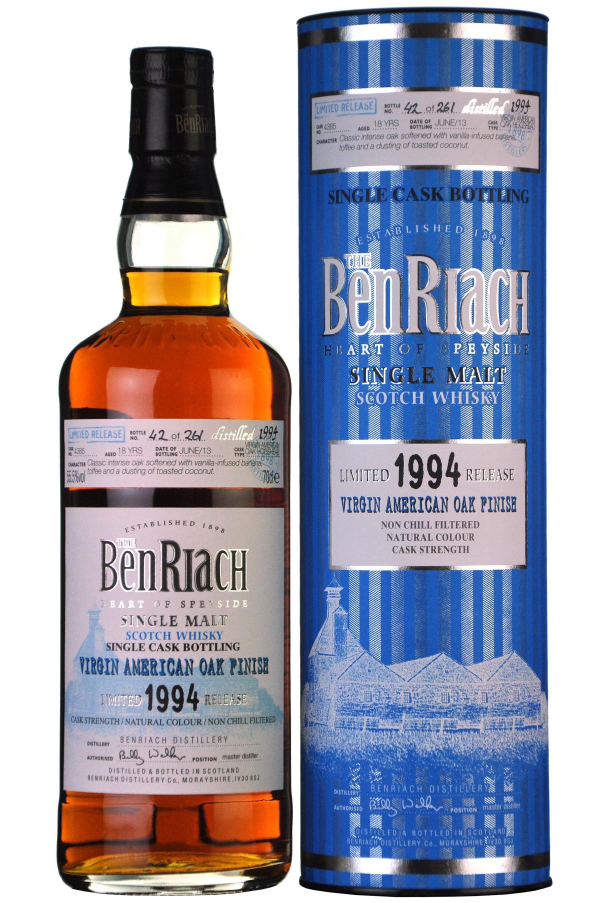 Benriach 1994-2013 | 18 Year Old | Single Cask 4385