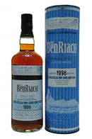 benriach distilled 1998, 15 year old batch 10, speyside single malt scotch whisky whiskey