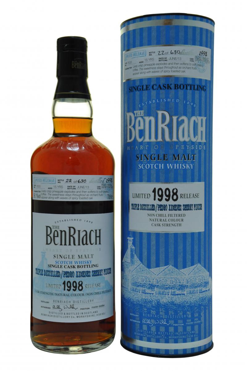 Benriach 1998 | 15 Year Old | Cask 7633