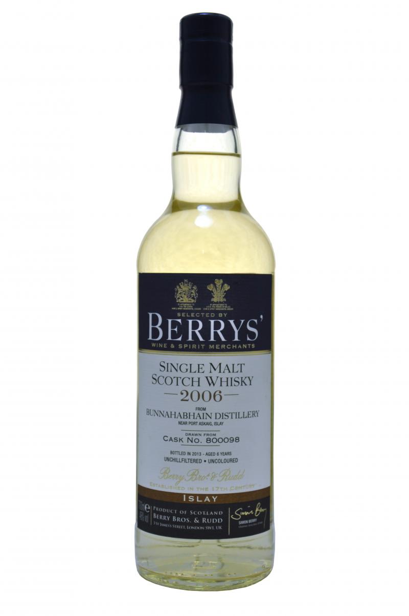 Bunnahabhain 2006-2013 | 6 Year Old | Peated | Berry Bros & Rudd