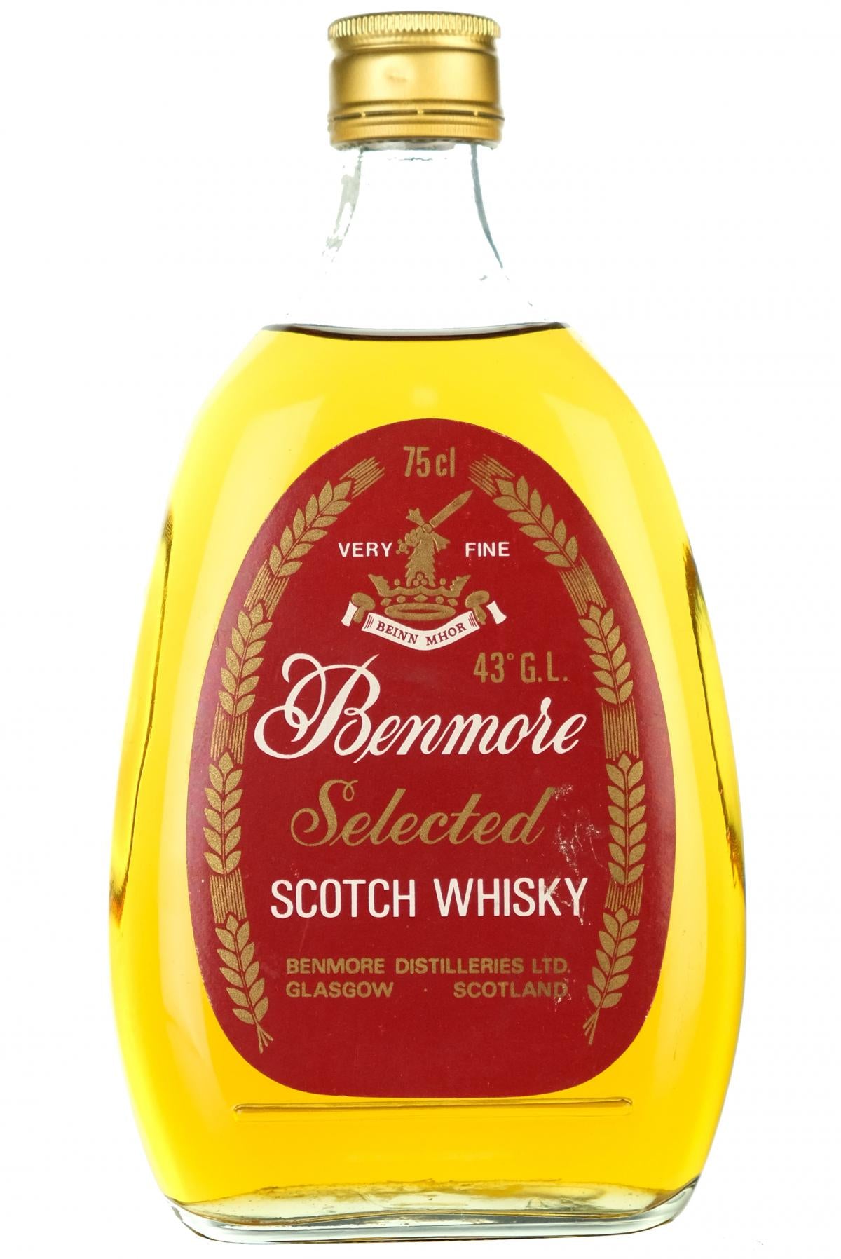 benmore - 75cl - Selected Scotch Whisky whiskey blend blended