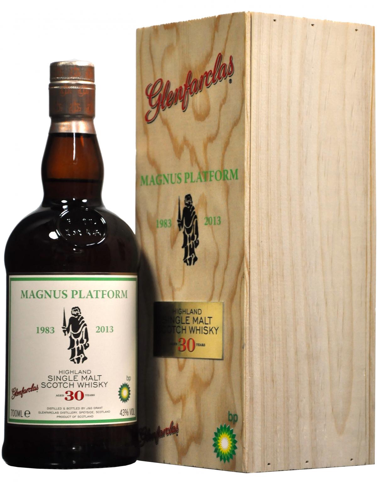 glenfarclas magnus platform - 1983 - 2013 single malt scotch whisky