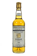 rosebank 1989, bottled 2002, connoisseurs choice, gordon and macphail, single malt scotch whisky