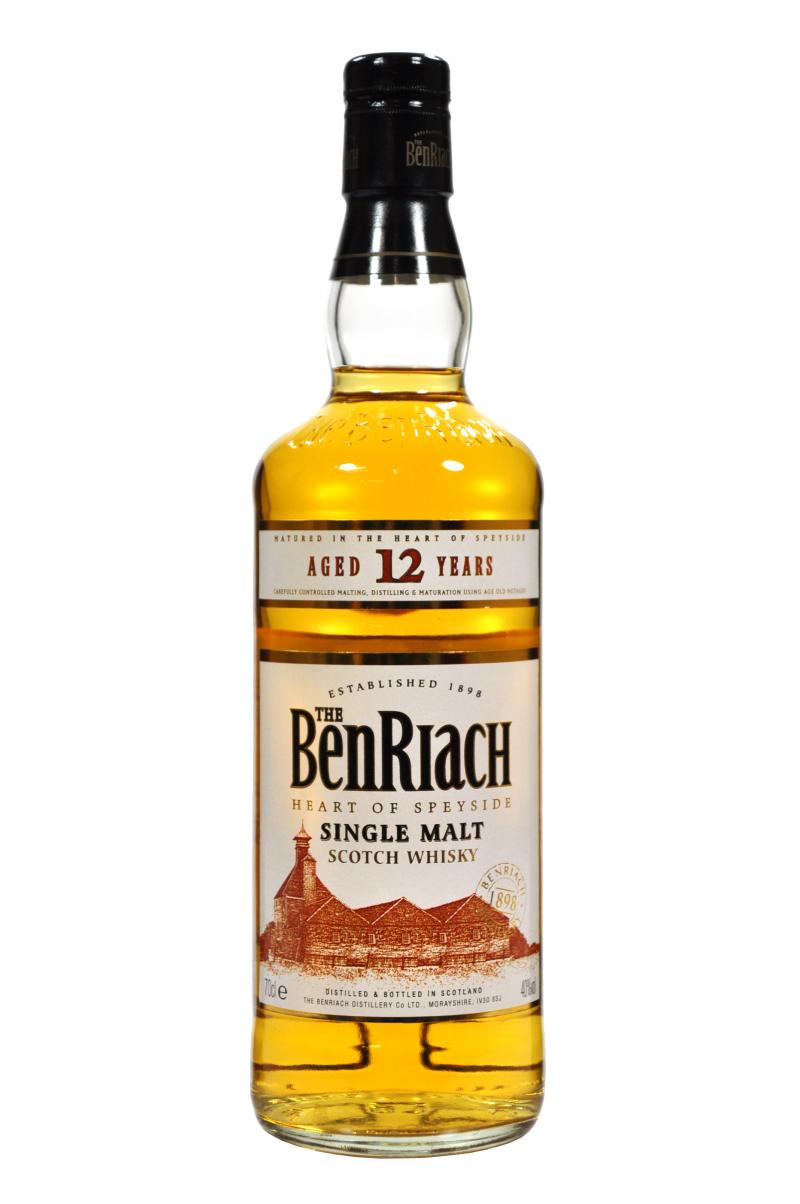 benriach 12 year old, speyside single malt scotch whisky