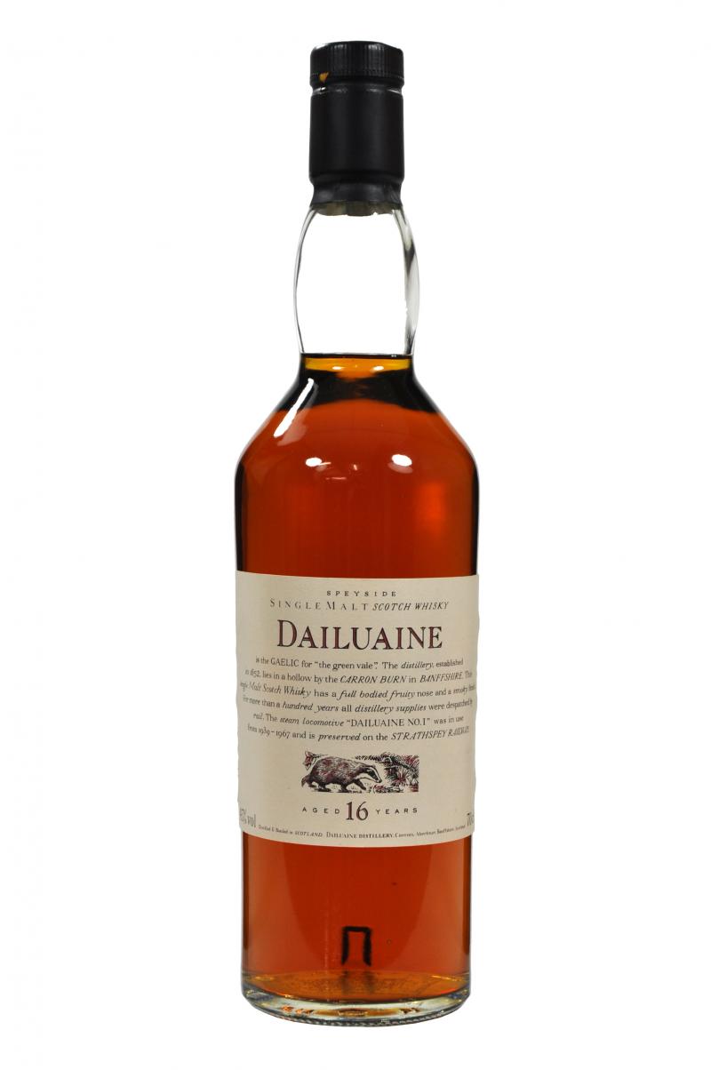 dailuaine 16 year old, flora and fauna series, single malt scotch whisky