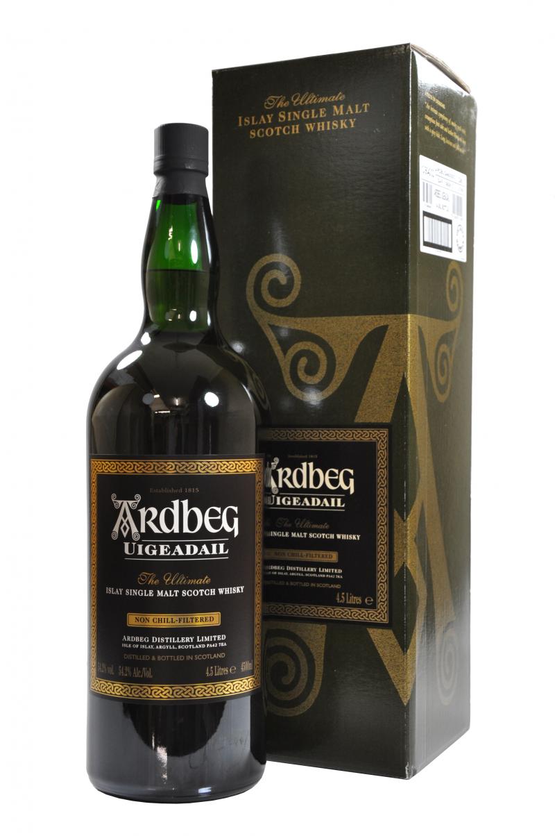 ardbeg uigeadail 4.5 litre islay whisky