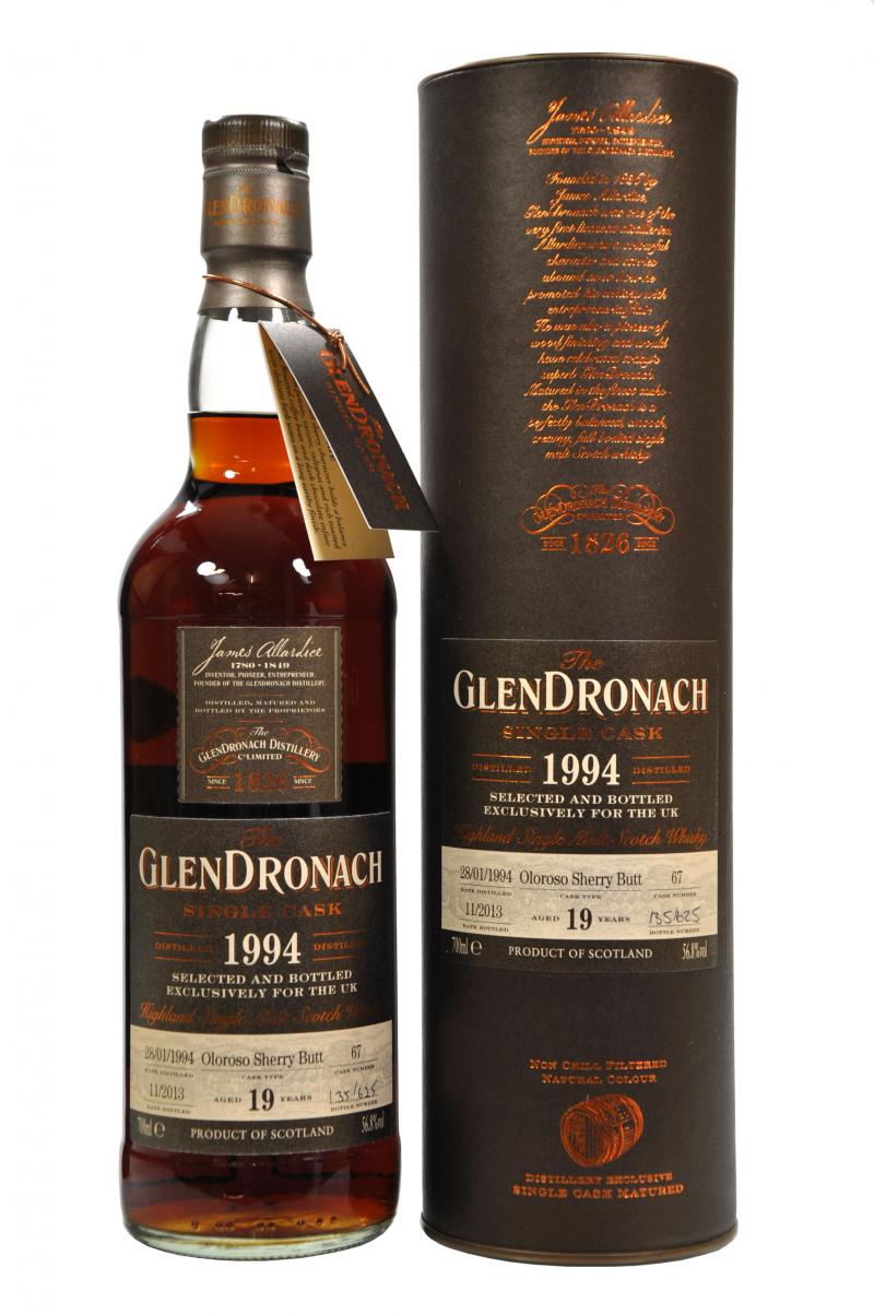 glendronach 1994 cask 67 uk exclusive 19 year old speyside whisky