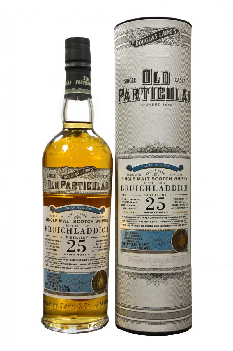 bruichladdich 1998, 25 year old, douglas laing old particular DL10126, single cask single malt scotch whisky