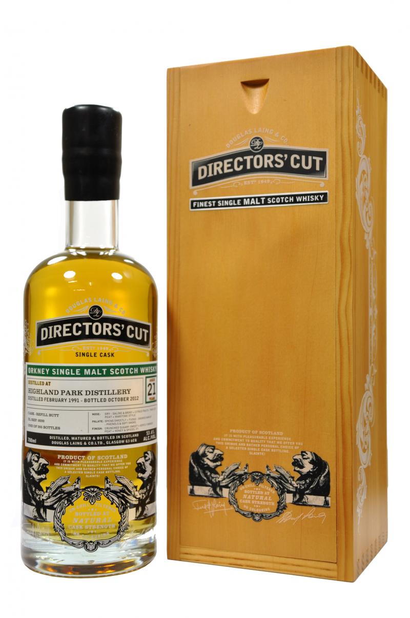 Highland Park 1991-2012 | 21 Year Old | Directors' Cut | Cask 9200