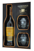 glenmorangie 10 year old glass pack gift pack, highland single, malt, scotch, whisky, whiskey