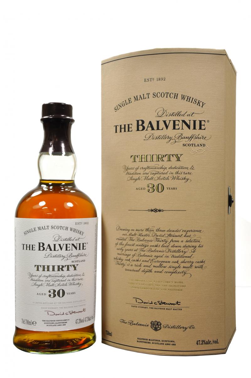 balvenie 30 year old, speyside single malt scotch whisky