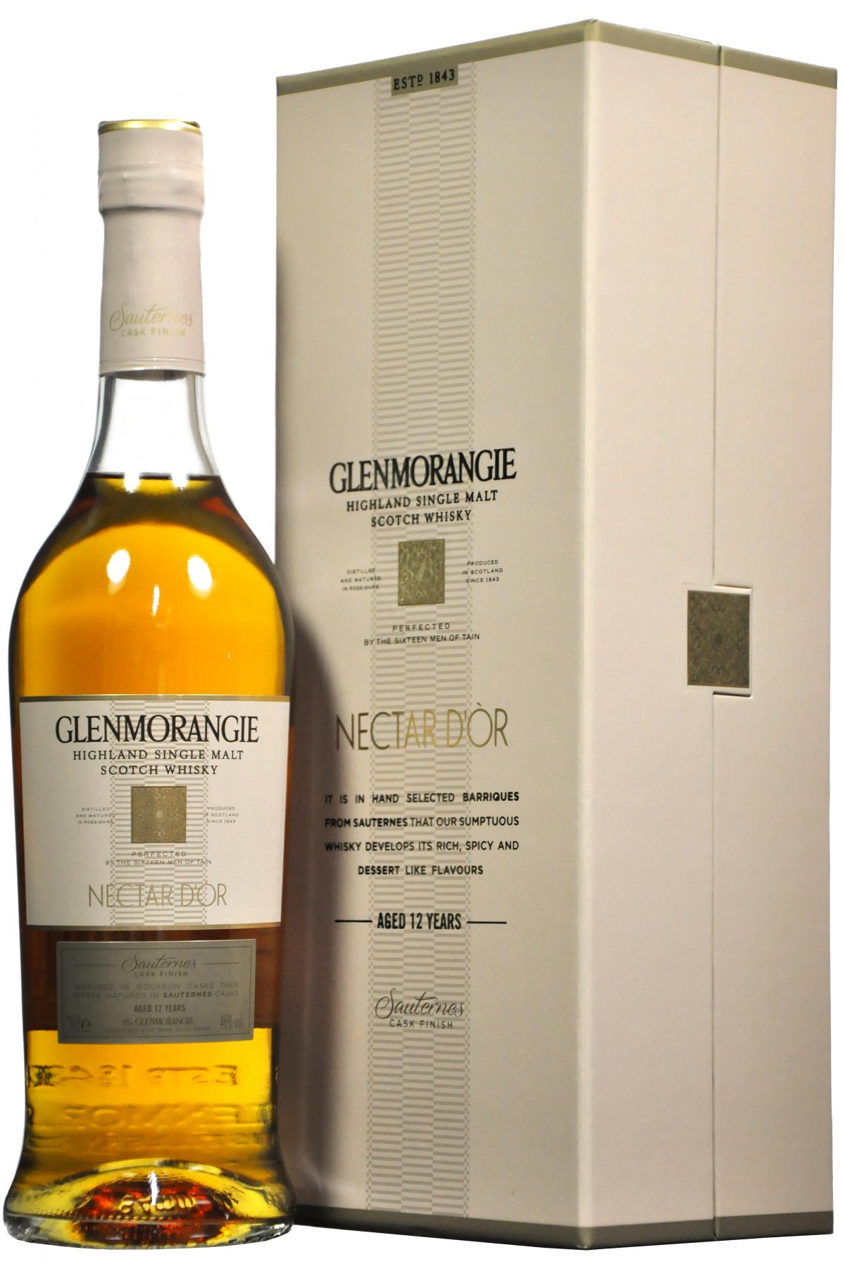 glenmorangie 12 year old nectar for highland single, malt, scotch, whisky, whiskey